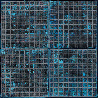 蓝色都市彭勇(北京)200*200cm